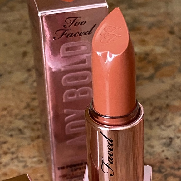 NWT Too Faced Lady Bold Cream Lipstick EM-POWER PIGMENT CREAM LIPSTICK - Picture 7 of 7